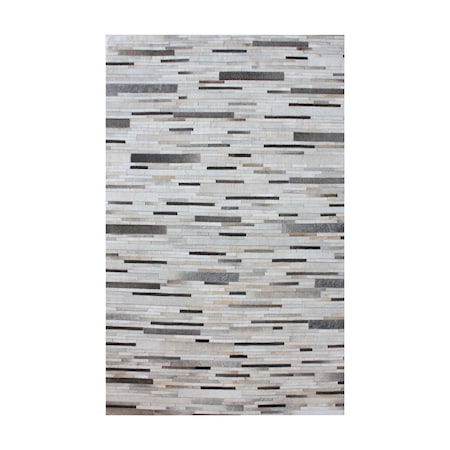 Joico HandStitched Leather Patchwork Rug